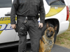 Clarksville Officer Casey Stanton and K9 Vader