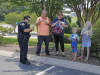 Kona Ice of Greater Clarksville and Clarksville Police held "Kona Cones and a Cop" on July 12th. (Jim Knoll, CPD)