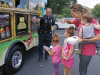 Kona Ice of Greater Clarksville and Clarksville Police held "Kona Cones and a Cop" on July 12th. (Jim Knoll, CPD)