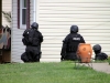 Clarksville Police negotiate Abdujuan Napper out of a residence. (Photo by CPD-Jim Knoll)