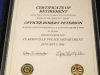 Clarksville Police Officer Bob Peterson Retirement Ceremony