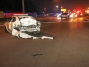 Clarksville DUI Special Patrol Car rear ended on Fort Campbell Boulevard by a drunk driver in a Chevrolet Impala. (Photo by CPD-Jim Knoll)