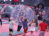 Clarksville Police take part in "Hop with a Cop" at Planet 3 Extreme Air Park Clarksville.