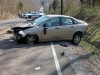 2002 Ford Focus that crashed on Needmore Road sending four teenagers to the hospital. (Photo by CPD-Jim Knoll)