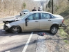 2002 Ford Focus that crashed on Needmore Road sending four teenagers to the hospital. (Photo by CPD-Jim Knoll)