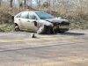 2002 Ford Focus that crashed on Needmore Road sending four teenagers to the hospital. (Photo by CPD-Jim Knoll)