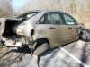 2002 Ford Focus that crashed on Needmore Road sending four teenagers to the hospital. (Photo by CPD-Jim Knoll)