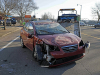 2008 Hyundai hits a light pole on Riverside Drive causing it to flip over and land on it's roof. (Jim Knoll, CPD)