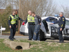 Clarksville Police take Leonard Green into custody after he rear ended another vehicle and fled on foot. (Jim Knoll, CPD) Runs After Traffic Crash (8)