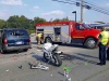 Clarksville Police report Motorcycle Accident at Fort Campbell Boulevard and Ashbury Road