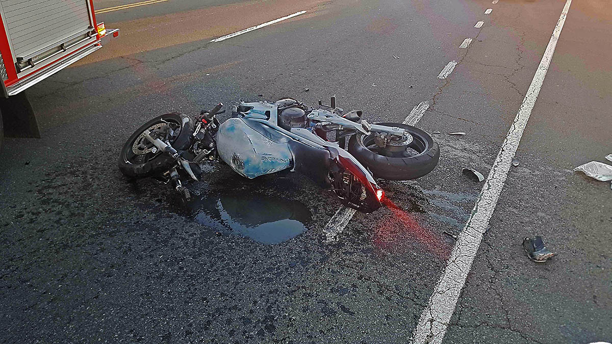 Clarksville Police reports Motorcycle Crash Sends One to Hospital