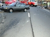 1987 Chevy Nova turned in front of an oncoming 2008 Harley Motorcycle on Madison Street. (Photo by CPD-Jim Knoll)