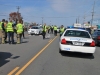 Mazda 3 that stuck and killed a pedestrian on Fort Campbell Boulevard Tuesday, October 16th. (Photo by CPD-Jim Knoll)