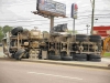 Clarksville Police reports Gravel Truck Overturns on North Second Street