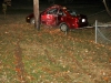 2005 Suzuki Firenza was being driven on Ringgold Road when it left the road and stuck a utility pole.