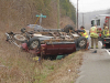 Clarksville Police work an accident at the intersection of Ashland City Road, East Old Ashland City Road that sent two to the hospital. (Jim Knoll, Clarksville Police Department)
