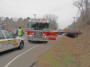 Clarksville Police work an accident at the intersection of Ashland City Road, East Old Ashland City Road that sent two to the hospital. (Jim Knoll, Clarksville Police Department)