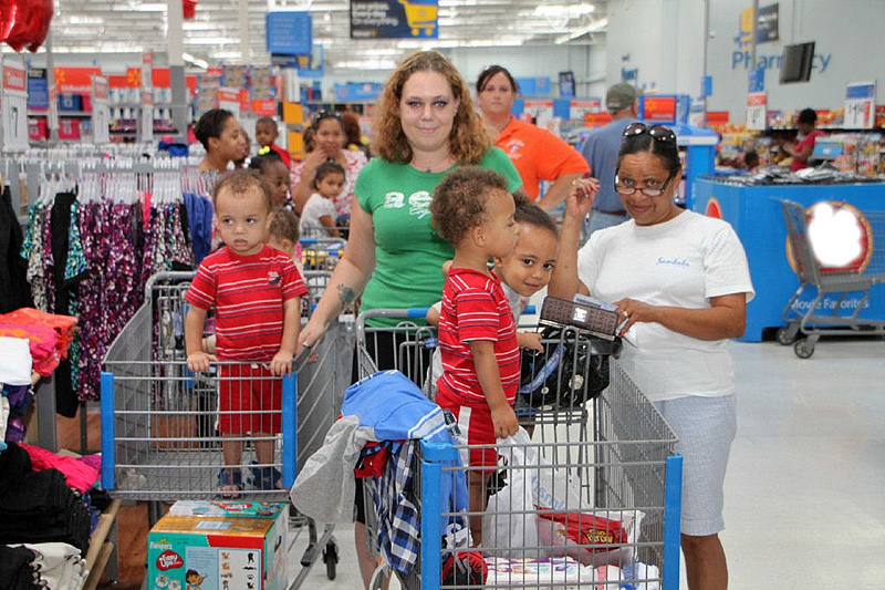 Clarksville Police Union Sponsors 35 Children for Back to School