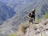 An Afghan National Army Soldier climbs a mountain in eastern Afghanistan’s Kunar Province Sept. 21st. (Photo by U.S. Army Staff Sgt. Gary A. Witte, 300th Mobile Public Affairs Detachment)