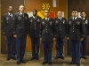 Soldiers with 2nd Battalion, 44th Air Defense Artillery, 101st Airborne Division (Air Assault) Sustainment Brigade, stand at attention for a photo after finishing the board, the last event in 2nd Battalion’s Strike Fear Week competition, Aug. 13, 2015, at 2nd Battalion’s headquarters Fort Campbell, Ky. Soldiers competed in Strike Fear Week to be named the battalion’s Soldier and noncommissioned officer of the quarter. (Spc. Joseph Green, 101st Airborne Division (Air Assault) Sustainment Brigade Public Affairs)