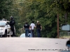 Waiting for the tactical team to verify no one else is in the home.