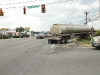 F-150 picked turned in front of Fuel Tanker causing an accident on Wilma Rudolph Boulevard. (Photo by Jim Knoll-CPD)