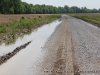 Some of the Cross Creeks roads still have some water on them.