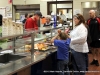 The serving line at the Chili Supper.