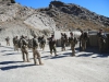 Currahees with 1st Platoon, 1st Battalion, 506th Infantry Regiment "Red Currahee," 4th Brigade Combat Team, 101st Airborne Division (Air Assault), and Afghan National Army soldiers with 6th Khandak, 1st Brigade, 203rd Corps, head out on a joint patrol from Combat Outpost Wilderness, Afghanistan, Oct. 21, 2013. (U.S. Army photo by Staff Sgt. Todd A. Christopherson, 4th Brigade Combat Team Public Affairs)