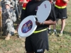 FORT CAMPBELL, Ky- The coach for the non-commissioned officer side, Sgt. Maj. Eric Davis, the operations Sgt. Maj. for 1st Battalion, 506th Infantry Regiment, 4th Brigade Combat Team, 101st Airborne Division, holds the toilet bowl trophy awarded after the first annual Turkey Bowl, November 21, 2012, with the officers managing to edge the non-commissioned officers by one touchdown to claim victory, at Fort Campbell, Ky. (U.S. Army photo by Staff Sgt. Todd A. Christopherson, 4th Brigade Combat Team Public Affairs)