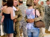 Dog Handlers with 2nd Brigade Combat Team, 101st Airborne Division (Air Assault), reunite with friends and family after a short welcome-home ceremony at Hanger Three at Fort Campbell Army Airfield, Fort Campbell, KY, September 15th. (U.S. Army Photo By Spc. Shawn Denham, PAO, 2nd BCT, 101st Abn. Div.)