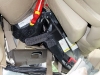 Child safety seat inside of the vehicle. (Photo by CPD – Jim Knoll)