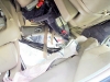 Child safety seat inside of the vehicle. (Photo by CPD – Jim Knoll)