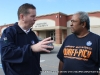 State Rep. Joe Pitts chats with Terry McMoore