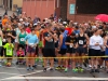 Runners gather at the starting line for the Inaugural Bubba Johnson Memorial 5K Road Race.