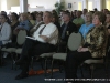 The crowd watches one of the mini-documentaries about the Extreme Makeover Home Edition program