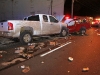 Chevy Silverado crashed head on into a Nissan truck, killing one man. (Photo by Jim Knoll-CPD)