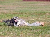 Spc. Anthony Euganeo, a rifleman with Company D, 1st Battalion, 502nd Infantry Regiment, 2nd Brigade Combat Team, 101st Airborne Division (Air Assault) pulls security during a patrol to a key leadership engagement during Strike Blitz training at Fort Campbell, Dec. 1st, 2011. Strike Blitz trains Soldiers on the real-life combat situations they can expect to see on deployment.