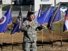 Maj. Gen John F. Campbell addresses the crowd