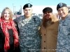 City Councilwoman Deanna McLaughlin, Maj. Gen. John F. Campbell, City Councilwoman Barbara Johnson, and Command Sergeant Major Vincent F. Camacho