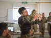 Recapping what he has been taught so far, Sgt. Shameem Kar Daki, a medic with the ANA’s 2nd Commando Khandak, 203rd Corps, explains the anatomy of teeth to other ANA Commandos, during a basic dental class on at forward operating base Thunder, Afghanistan, July 21. (U.S. Army photo by Sgt. Justin A. Moeller, 4th Brigade Combat Team Public Affairs)