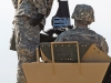 A range safety noncommissioned-officer of the MK 19 grenade machine gun range ensures that a Soldier has properly cleared the weapon system after firing Nov. 26 at Fort Campbell, Ky. The exercise gives Soldiers the opportunity to familiarize themselves with the weapon system for Individual Readiness Training in preparation for a deployment to Afghanistan. (U.S. Army photo taken by Sgt. Alan Graziano, 3rd Brigade Combat Team, 101st Airborne Division)