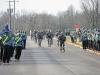 Infantrymen from 101st Airborne Division, approach the finish line of the 12-mile road march, the final task to complete in order to earn the Expert Infantryman Badge, March 9th, 2012 during the 4th Brigade Combat Team EIB training event at Fort Campbell, KY. The road march is the last of the 37 tasks required to earn the EIB and must be completed in three hours or less. (Photo by Maj. Kamil Sztalkoper)