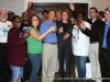 The Obama & Barnes campaign workers raise a toast to victory