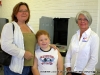 Kim and Charley Dixon (age 7)  after voting at Clarksville High School