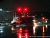 A salt truck passing by Gateway hospital on Dunlop Lane