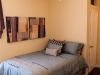 Contemporary artwork adorns each bedroom         