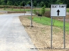 One of the new Boat Ramp signs city employees put up today.