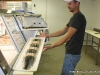 Chris shows off a tray of fresh fish