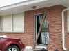 The building damage done by the impact of the 2005 Ford 500. (Photo by CPD Jim Knoll)